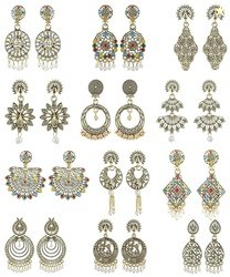 KREYAM'S EARRINGS JHUMKA FOR GIRLS | FASHION JEWELLERY WOMEN ARTIFICIA