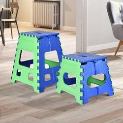 KUBER INDUSTRIES COLLAPSIBLE STOOL OUTDOOR-GARDEN-TRAVEL|LARGE-SMALL|P