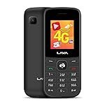 Lava Action 4G (Unlock for All Network) Shots, Cricket Scores, News, Weather & Cloud Entertainment | Auto Call Recording | Long-Lasting Battery | Camera | Black