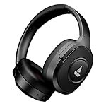 Boat (2025 Launch) Rockerz Plus 550 ANC, (~40dB) Hybrid ANC, 80Hrs Playback, 40ms Low Latency Beast Mode, 40mm Drivers, BT v5.4, Bluetooth Headphones, Wireless Headphone with Mic (Cosmic Black)