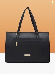 CAPRESE 16 INCH INCH LAPTOP TOTE BAG(BLACK)
