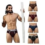 sporto Macho Men’s Cotton Solid Brief Pack of 3 May Vary