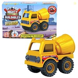 Mighty Machines Buildables-Concrete Mixer|Build & Combine Vehicle|Easy