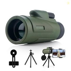 Cezo 12x50 Monocular for Adults Kids,HD Monocular Scope for Gifts Mono