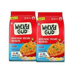 WICKEDGUD CURRY NOURISHING INSTANT NOODLES (201GM X 2)