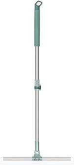 Tawzix Magic Broom Silicone Floor Wiper â Heavy-Duty Floor Cleaning Squeegee with Stainless Steel Extendable Handle | Multipurpose Bathroom, Kitchen, Tile & Window Cleaner