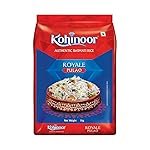 Kohinoor Pulao Basmati Rice, 1 kg | Long-Grain Basmati (Cooked grain up to 18 mm) | Aromatic & Flavorful Rice | Ideal for Pulao