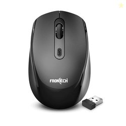 FRONTECH MS-0074 WIRELESS MOUSE, 2.4GHZ WITH USB RECEIVER, HIGH PRECIS