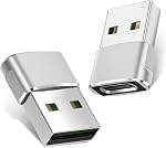 rts High Speed Type C OTG Adapter 2 Pack USB C Type C Adapter Plug, Compatible with iPhone 17 16 15 14 13 Plus Pro Max Samsung Galaxy S26 S25 S24 Laptops, Tablets, Smartphone, Chargers iWatch Tablet