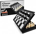 Toy Imagine Magnetic Chess Board Game â Folding Travel Chess Set with Pieces Storage | Portable Strategy Game for Kids & Adults | 2 Player Board Game for Travel, Learning & Fun