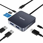 Nextech 7-in-1 USB C Hub for MacBook, Laptop & iPad, 4K HDMI, 100W PD Charging, Dual USB 3.0, USB-C 5Gbps Data Port, TF & Micro SD Card Reader, Multiport Adapter Docking Station