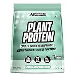 Bigmuscles Nutrition Clean Plant Protein | 30g Pea & Rice Protein Isolate Per Serve (1kg, Unflavoured) | Complete Amino Acid Profile | Easy Digestion & Non-Chalky