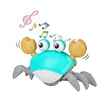 Jam & Honey Crawling Crab Toy for Toddlers, Musical Baby Toy with LED Lights, Interactive Crawling Toy for Kids, Birthday Gift, BIS Certified Safe