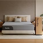 Novilla Mattress Gel Memory Foam 8 Inch Cooling Comfort Queen 10 Year | Gel memory foam with cooling comfort, breathable washable cover, 10 year warranty, Queen 8 inch size 78 x 60 x 8 inches