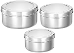 Solimo Puri Dabba Set | BPA-Free | Stainless Steel | Glossy Finish | Set of 3
