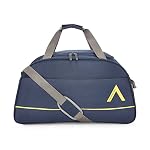 Aristocrat Cadet 62Cm Polyester Carry On Luggage Navy Blue Duffle, 30 Cm | Lightweight, Spacious, Polyester, Quick-access Pocket, Sturdy Zipper, Adjustable Padded Straps, 3-year Warranty