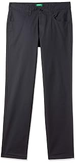 United Colors of Benetton Boy’s Slim Fit Mid Rise Pants