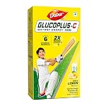 Dabur Glucoplus C Instant Powder Energy Glucose (LemonFlavour) – 1kg | Replenishes Energy with 6 Added Vitamins and Minerals | 20% More Glucose In Every Sip | Vitamin C and Zinc Helps Boost Immunity | Calcium, Phosphorus and Vitamin K Support Bone Health