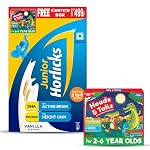 JUNIOR HORLICKS Nutrition Drink, 1kg, for Supporting Growth in Toddlers & Young Kids (2-6 Years), with Calcium, Vitamin K1 & Selenium, Tailor-Made Nutrition for Fussy Eaters, Vanilla Flavor