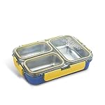 Asian Plastowares – 2 Insulated Lunch Box | Tiffin Box – Leak-Proof, Airtight | Lunch Box for Kids & Adults | Durable & Spill-Free School, Office, and College Tiffin | Navy Blue
