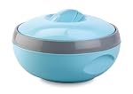 Asian Venus Inner Steel Casserole, 2500 ml, Blue|PU Insulated| BPA Free | Odour Proof| Food Grade | Easy to Carry | Easy to Store | Ideal for Chapatti | Roti | Serving Casserole