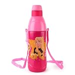 CELLO Puro Steel-X Kids Zee 900 | Water Bottle with Inner Steel and Outer Plastic | Insulated Water Bottle | 700 ml, Dark Pink