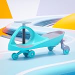 Cockatoo-Kids Buzzy Ride Swing Car â Durable & Smooth Swing Car for Kids, Push & Glide Ride-On Toy with Comfortable Seat & Wheels, Ideal for Toddlers Aged 1-3 Years, Supports Up to 25Kg (Sea Green).