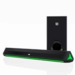 GOVO GOSURROUND 900 | 200W Soundbar | 2.1 Channel Home Theatre | Deep Bass from 6.5â Subwoofer | BT v5.3, HDMI, AUX, USB Connectivity | 4 EQ Modes | Sleek Remote & LED Lights+Display (Platinum Black)
