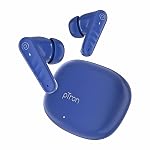 pTron Bassbuds Spark in-Ear TWS Earbuds with Stereo Sound, 40Hrs Playtime, Stereo Calls, Bluetooth V5.3 Headphones with Quick Pairing, Touch Control, Voice Assistant, Type C Charging & IPX5 (Blue)