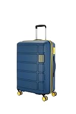 Kamiliant by American Tourister Harrier Zing|Trolley Bag Check-In Medium Size (68 cms) for Travel| Hard Case Polypropylene (PP) Suitcase|360Â° 8-Wheel Spinner Luggage Trolley|Combination Lock|Navy Blue