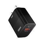GM G+ 20W Dual-Port Fast Charger | PD 3.0 + QC 3.0 + PPS | USB-C&A Dual Port | Smart Power Allocation | Advanced Protection for iPhone, Samsung, Pixel Series, Tablets,|1 Year Warranty