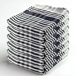 Kuber Industries Pack of 6 Cotton Kitchen Cloth/Napkins | Fridge, Table, Kitchen Platform Cleaning & Roti Napkins | 16×26 Inches – Blue