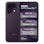 Oppo Reno16c 5G (Twilight Violet, 8GB, 128GB) | 50MP 3.5X Telephoto Camera | 4K Video | AI Remix Collage | 7000mAh 80W SUPERVOOC | ColorOS 16 | IP69K | Dimensity 7300