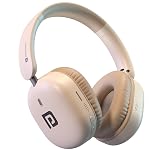 Portronics Muffs M6 Over Ear Wireless Bluetooth Headphone with Upto 40 Hours Playtime, Dual Pairing, 40mm Driver, HD Mic, Bluetooth 5.4V, Foldable Design, Type C Fast Charging (Biege)