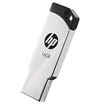 HP v236w 16GB USB 2.0 Pen Drive, Metal Silver