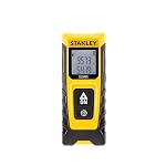 STANLEY STHT77065-0 20M Cordless Laser Distance Measurer with 2xAAA Battery for Distance Area and Volume Measurement with Colour Screen for Home, DIY & Professional Use, 1 Year Warranty,