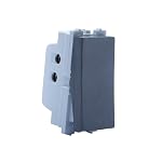 Wipro Northwest Nowa 6A One Way Switch, Silver Grey (pack of 10)