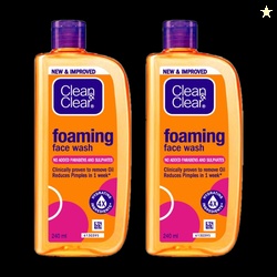 Clean & Clear Foaming 480ml| Clinically proven| Pimple & Acne rem...mo