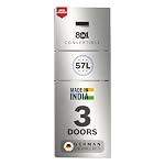 Bosch 302L, 3 Star, MaxFlex Convert Frost Free Triple Door Refrigerator | 8-in-1 Convertible Storage Modes | 57L Extra Convertible Zone | Cool Extend up to 18 hours (CMC33S23VI, 2026 Model,Fine Steel)