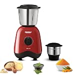 Maharaja Whiteline Neo 1..2..3 Mixer Grinder | 500 W Motor, 20,000 RPM | Long Running Time, Cooler Operation | Durable Coupler, Vacuum Foothold | Stainless Steel Blades | 2 Versatile Jars