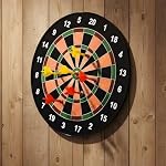 Kids MandiÂ® Magnetic Dart Board Set – 13 Inch Wide with 6 Magnetic Darts | Safe Dartboard Target Board Game Set | Score Dartboard Kit Set for Indoor and Outdoor (34 Cm Diameter)