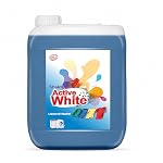 Active White Ultra Liquid Detergent – 10L Mega Jar | Lavender Fragrance | Powerful Stain Remover | Suitable for Front Load & Top Load Washing Machines & Bucket Wash | Gentle on Clothes