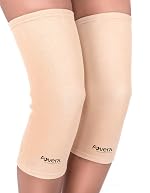 FOVERA Knee Cap for Men & Women, Knee Compression Sleeve for Pain Relief | Support and Pain Relief During Sports, Gym, Running (Size – XL, 1 Pair)