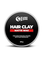 Beardo Hair Clay Wax for Men, 100 gm | Hair Clay for men | Styling Wax | Volumizing | Strong Hold | Restylable |Matte Finish | Easy to Wash Off | Texture Clay for Men