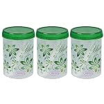Asian Plastowares Turn & Lock Storage Containers with spoons- Ideal for Dry Storage, Fridge Boxes, Kitchen Accessories, Sprouts Maker Box, Durable Containers for Indian Kitchen, BPA-Free, Airtight.