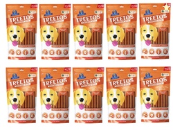 Dr. Pets Pack of 10 Pumpkin Carrot Dog Chew Sticks, Dental Stick, Calc