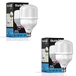 Sturlite Aurora 20W LED Bulb| 100 lm/W Bright Light Ouput| Durable PC Built| High Voltage Protection| 15000Hr Rated Life| BIS and BEE Approved| B22 Base Lighting For Indoor & Outdoor (Pack of 2)