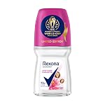 Rexona Lotus Flower & Shea Butter Antiperspirant Roll-On | for Women | 12-HSA & Glycerin| 72H Odour Protection| Limited Edition Pack – ICC Womenâs Cricket World Cup India 2025 |50 ML