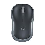 Logitech M186 Wireless Mouse, 2.4GHz with USB Mini Receiver, 3 Years Battery Life, 1000 DPI Optical Tracking, Ambidextrous, Compatible with PC, Mac, Laptop