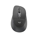 Logitech Signature Comfort Plus M850 L Wireless Mouse, Bluetooth Mouse with Palm Cushion, Silent Clicks, 24-Month Battery, Customizable Buttons, for Windows, Mac, iPad – Graphite